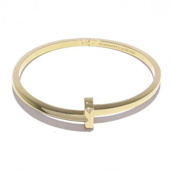 TIFFANY&Co. T One Narrow Hinge Bangle - 18K Rose Gold Bangle - Picture 1 of 6